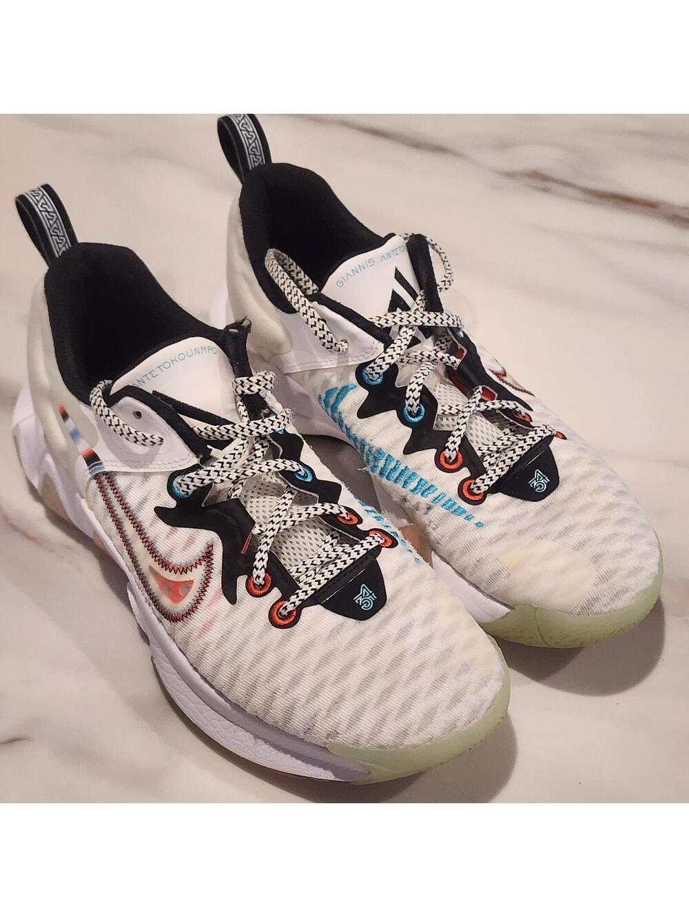 Nike Renew Run White Turquoise Running Shoes Women's 6.5 Athletic